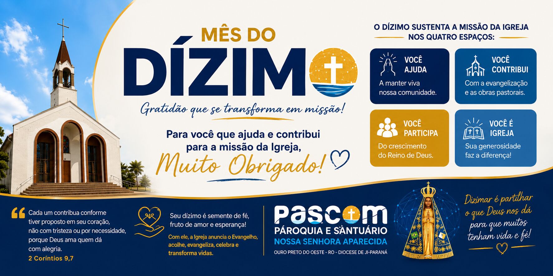 cartaz do dízimo